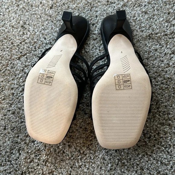 PAIGE Mari Black Leather Slide Sandal, Size 7M, New in Box, NWT - Picture 5 of 8